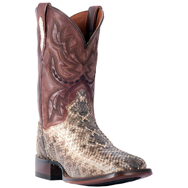 Dan Post DP3982 Poison Rattlesnake Boots Natural