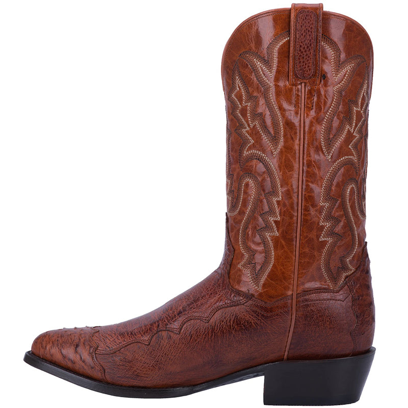 Dan Post DPP5210 Pugh Smooth Ostrich Boots Cognac