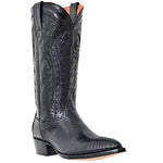 Dan Post Durham DP2350J Lizard Western Boots Black