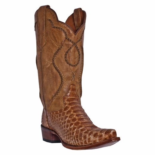 Dan Post Okeechobee DP3030 Distressed Genuine Python Boots Honey / Palomino