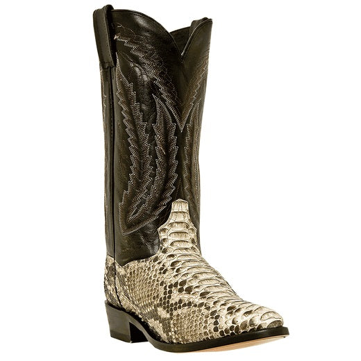 Dan Post Omaha DPP3036 Python Western Boots Natural