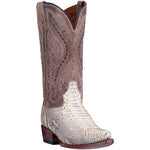 Dan Post Orlando DP3003 Matte Finish Python Boots Natural / Brown