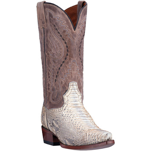 Dan Post Orlando DP3003 Matte Finish Python Boots Natural / Brown