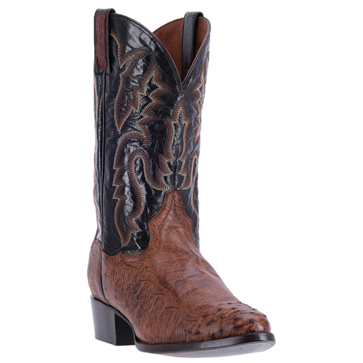Dan Post Pugh DPP5208 Ostrich Boots Bay Apache