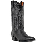 Dan Post Raleigh DP2350OR Lizard Western Boots Black