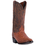 Dan Post Tempe DP3323 Ostrich Boots Cognac / Brown