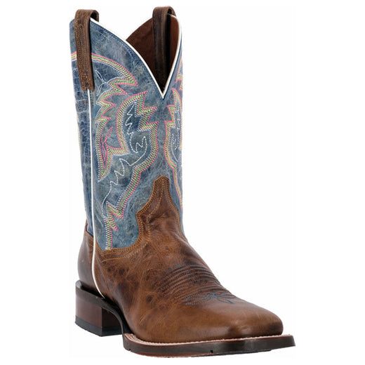 Dan Post Teton DP3885 Lava Leather Shaft Boots Blue / Tan