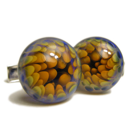 Daniel Dolce Italy Handmade Lampwork Glass Cufflinks