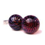 Daniel Dolce Italy Handmade Lampwork Glass Cufflinks
