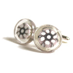 Daniel Dolce Italy Handmade Murrin Glass Cufflinks