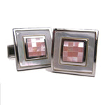 Daniel Dolce Mosaic Mother of Pearl Cufflinks DI2254