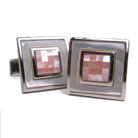 Daniel Dolce Mosaic Mother of Pearl Cufflinks DI2254