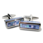 Daniel Dolce Mosaic Mother of Pearl Cufflinks DI2372