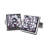 Daniel Dolce Mosaic Mother of Pearl Cufflinks DI2391