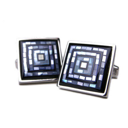 Daniel Dolce Mosaic Mother of Pearl Cufflinks DI2392