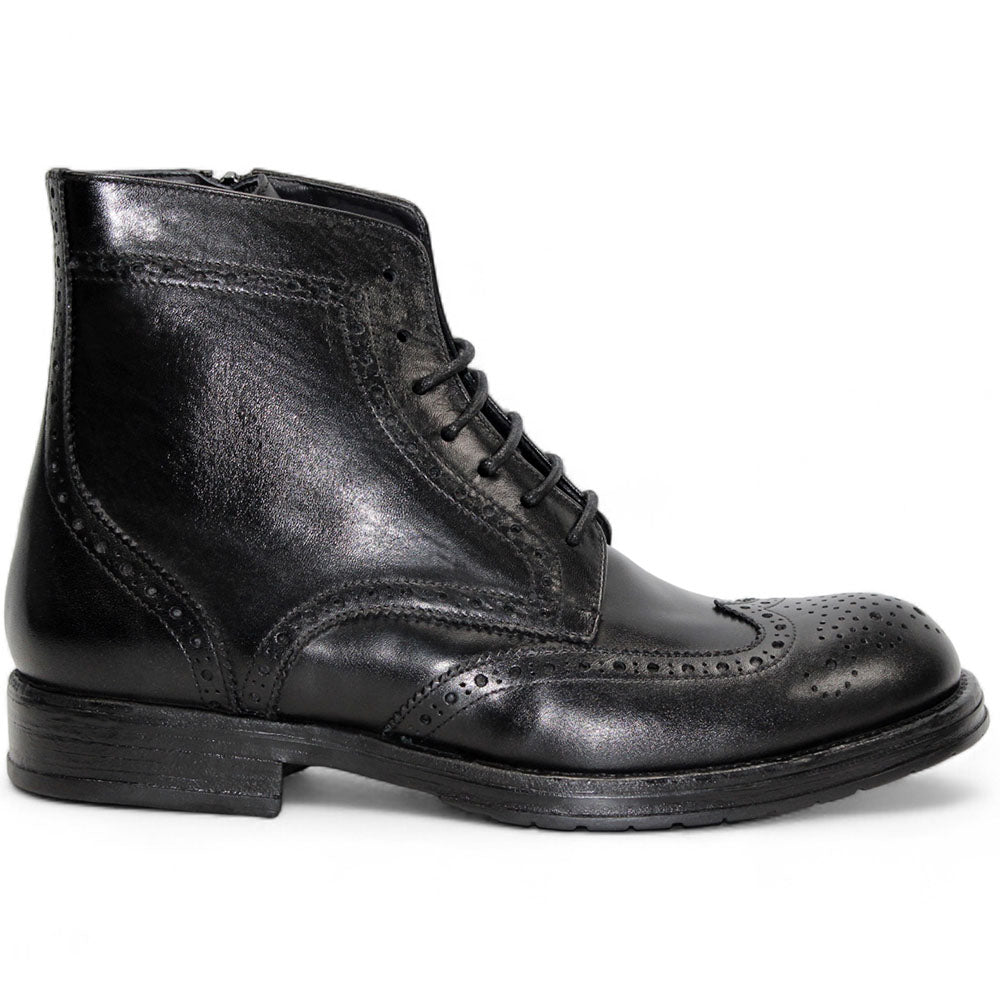 Firmani Daniel Leather Boots Black