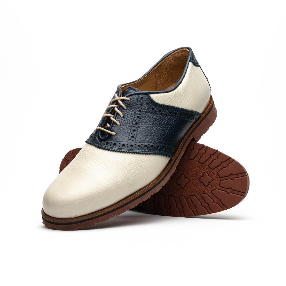 TB Phelps David Oxford Saddle Shoes Ivory / Navy