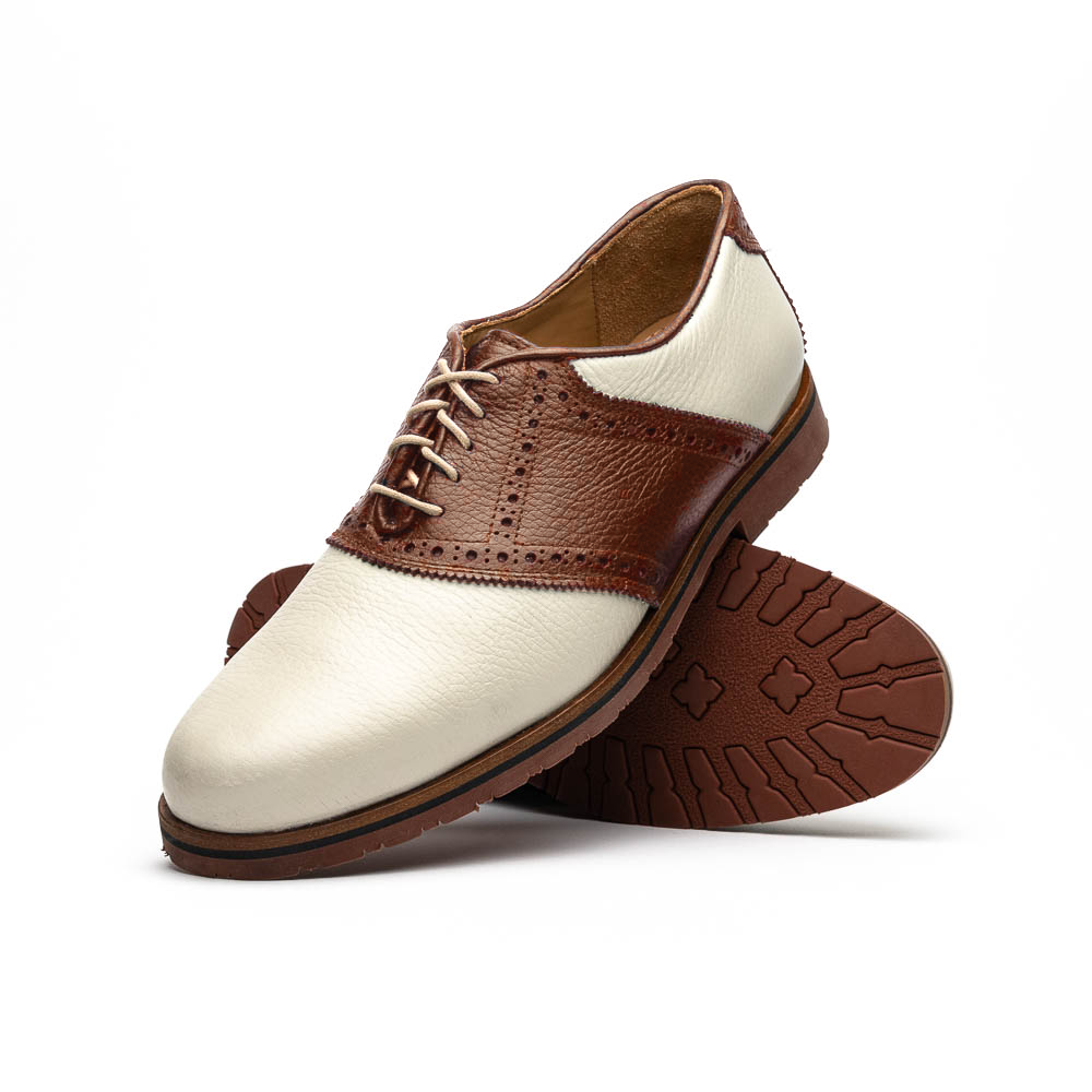 TB Phelps David Oxford Saddle Shoes Ivory / Walnut