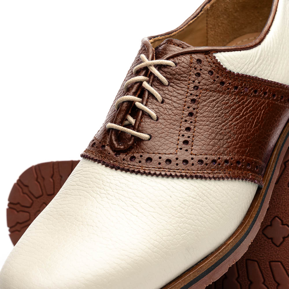 TB Phelps David Oxford Saddle Shoes Ivory / Walnut