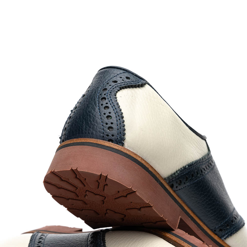 TB Phelps David Oxford Saddle Shoes Ivory / Navy