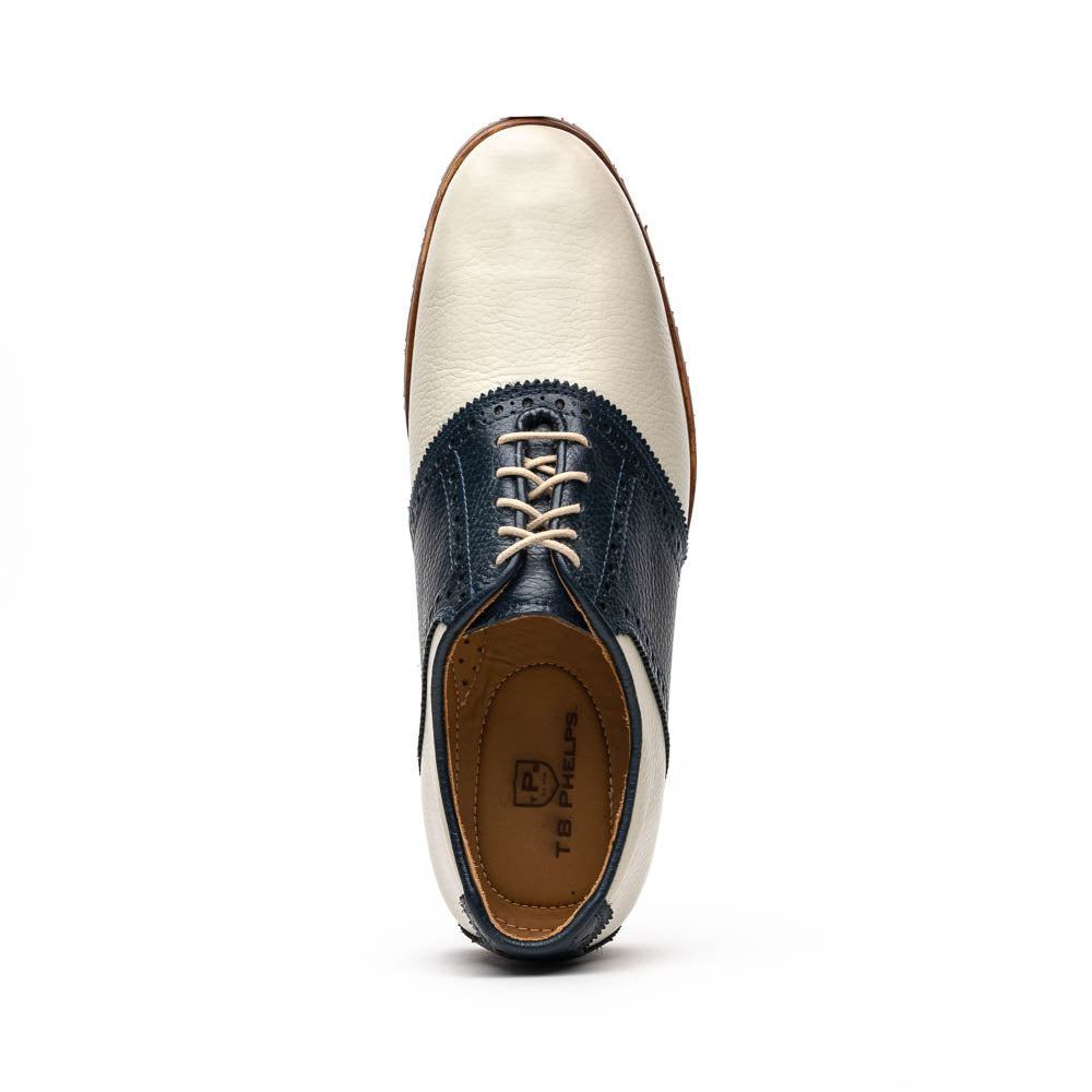 TB Phelps Oxford Saddle Shoes Ivory / Navy