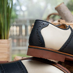 TB Phelps David Oxford Saddle Shoes Ivory / Navy