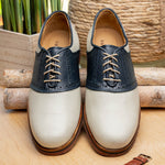 TB Phelps David Oxford Saddle Shoes Ivory / Navy