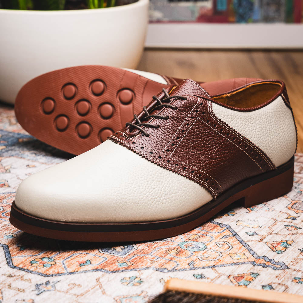 TB Phelps David Oxford Saddle Shoes Ivory / Walnut