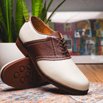TB Phelps David Oxford Saddle Shoes Ivory / Walnut