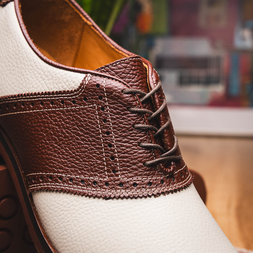 TB Phelps David Oxford Saddle Shoes Ivory / Walnut