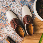 TB Phelps David Oxford Saddle Shoes Ivory / Walnut