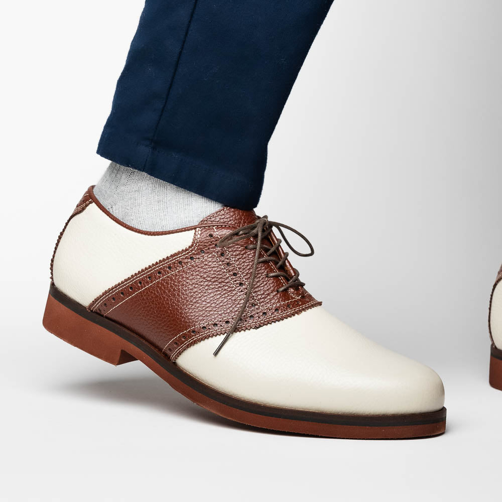 TB Phelps David Oxford Saddle Shoes Ivory / Walnut