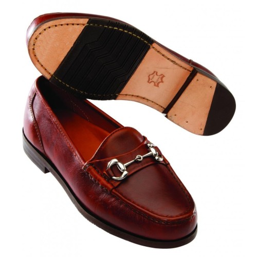 T.B. Phelps Bit Loafers Brown