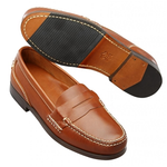 T.B. Phelps Marco Penny Loafers Saddle Tan