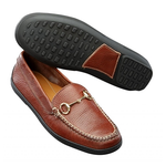 T.B. Phelps Pebble Grain Bit Driving Shoes Walnut