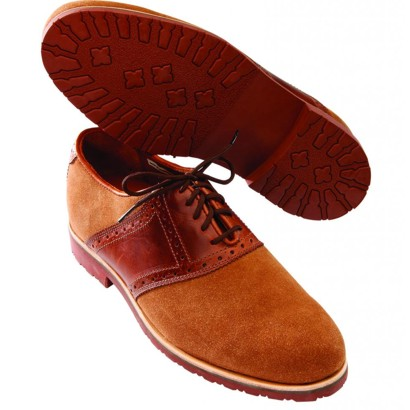David Spencer Saddle II Suede Oxfords Dirty Buck / Brown