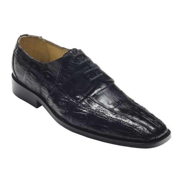 David X Cappi II Crocodile Bicycle Toe Shoes Black