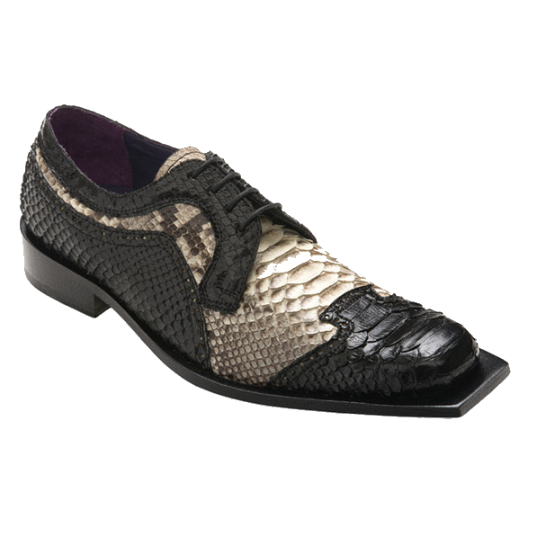David X Club Python Spectator Shoes Black / White