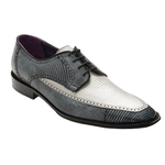 David X Guam Lizard Shoes Silver / Gray