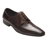 David X Josh Ostrich & Calfskin Bicycle Toe Shoes 