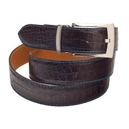 David X Matte Crocodile Belt - Various Colors