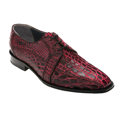 David X Milo Crocodile Shoes Wine