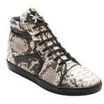 David X Motta Python Sneakers Natural