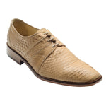 David X Piano Python Shoes Beige