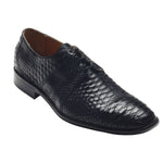 David X Piano Python Shoes Black