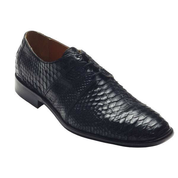 David X Piano Python Shoes Black