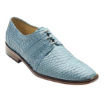 David X Piano Python Shoes Light Blue