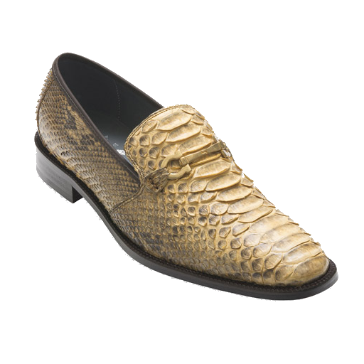 David X Todd Python Bit Loafers Beige