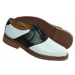 David Spencer Saddle Oxfords Black/White