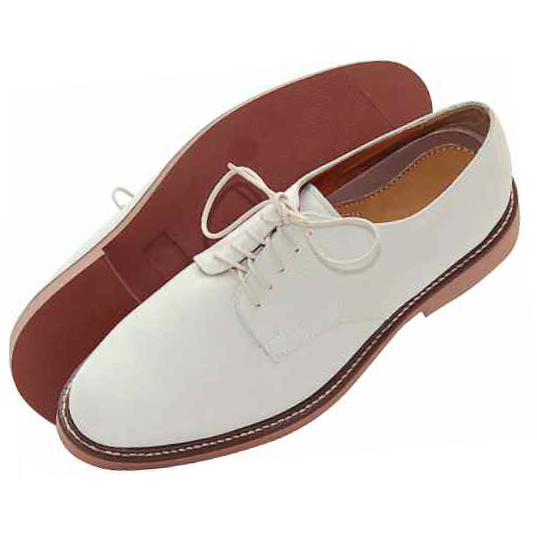David Spencer Nubuck Lace Up White